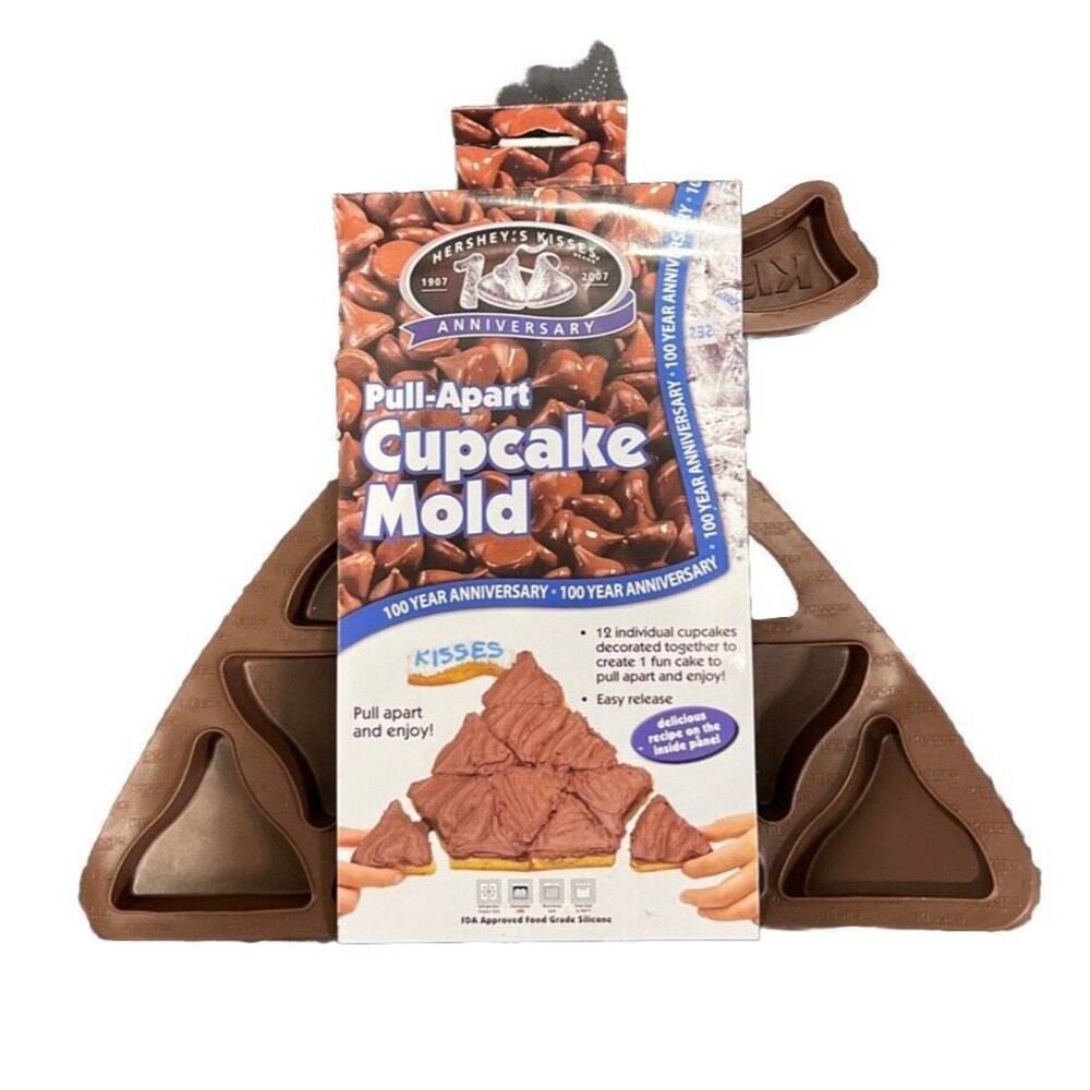 HERSHEY'S KISS Silicone PULL-APART CUPCAKE MOLD Cake Pan Baking 100 Anniv.